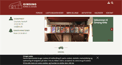 Desktop Screenshot of gimsingkirke.dk